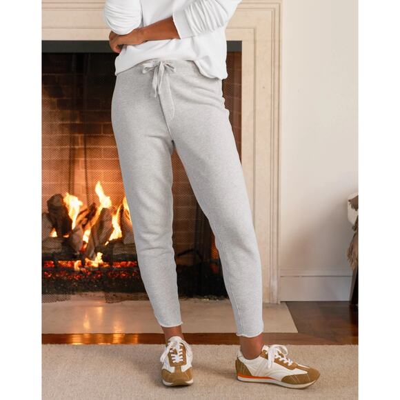 B36 Frank & Eileen Tulip Sweatpant Joggers Fleece Womens Large Gray Christine